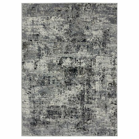 UNITED WEAVERS OF AMERICA Eternity Elixir Charcoal Runner Rug, 2 ft. 7 in. x 7 ft. 4 in. 4535 10377 28E